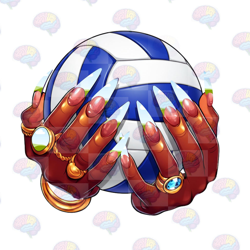 Drag-and-Drop Sports Hands Bundle: Custom Nail & Ring Frames for Canva - Game Day Graphics